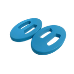 Pair of aquatic rowing discs to strengthen your upper body.